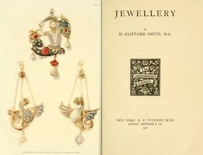 Jewelry - Gemstones Brooch Artisan Filigree Carat Heirlooms 431 Books
