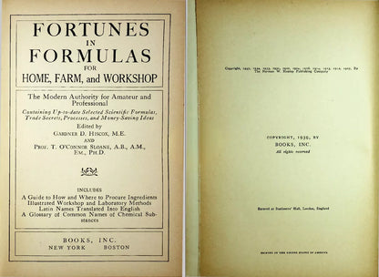 Chemical Formulas - Molecule Compound Element Stoichiometry 176 Vintage Books